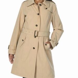 🤎❣️💙Pendleton Beige Trench Coat with Belt with amazing plaid liner size XXL